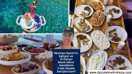 datça tekne turu menülerinde ne var